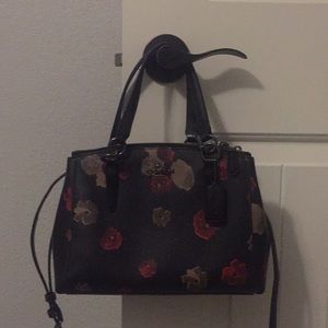 Beautiful floral coach purse